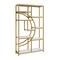 Modern 9 Shelf Bookcase 68.9 Inch Tall, Open Storage Organizer with Metal Frame and Wood Shelves for Books Decor and Plants